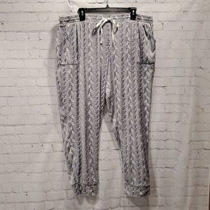 Jane and Bleecker velour jogger lounge pants